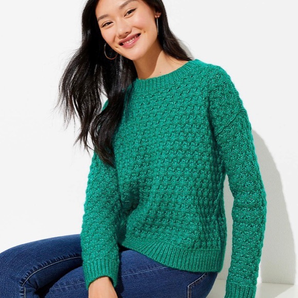 bobble stitch sweater